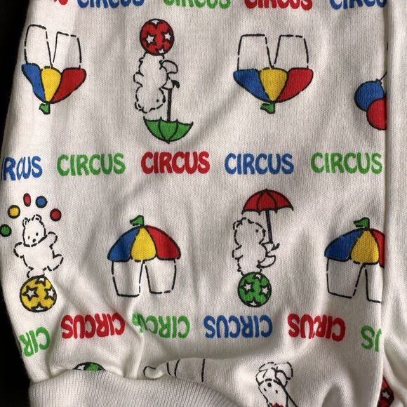 Vintage Carter’s Baby Romper 6-9M Circus Bear Balloons 90’s One Piece - Picture 3 of 6